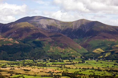 Residents reported seeing flares on Skiddaw
