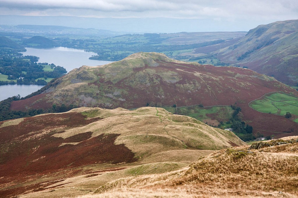 The second callout was to a man injured on Sleet Fell, in the near distance The second callout was to a man injured on Sleet Fell, in the near distance