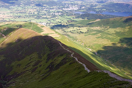 The dog's body was recovered from Sleet How The dog's body was recovered from Sleet How