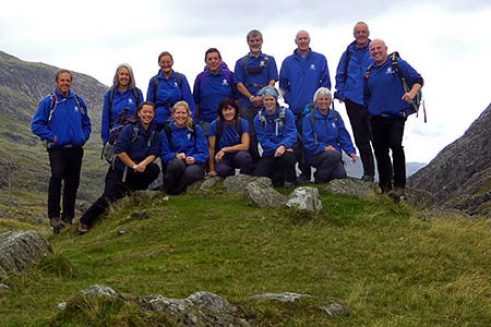 The Snowdon volunteers and warden The Snowdon volunteers and warden