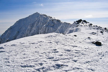The man faced a night on Snowdon in winter conditions. Photo: John S Turner CC-BY-SA-2.0