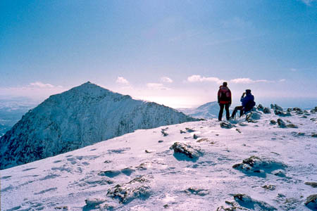 It's still winter on Snowdon, Llanberis MRT said. Photo: Steve Cadman CC-BY-SA-2.0