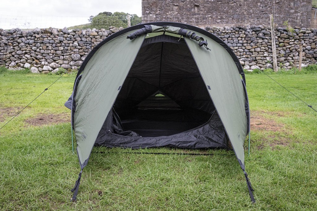 The Snugpak tent has a rugged feel. Photo: Bob Smith/grough The Snugpak tent has a rugged feel. Photo: Bob Smith/grough