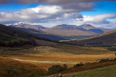 The site of the platinum find lies close to the West Highland Way, between Tyndrum and Bridge of Orchy The site of the platinum find lies close to the West Highland Way, between Tyndrum and Bridge of Orchy