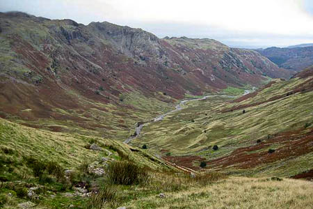 The Stake Pass and Langstrath. Photo: Lis Burke CC-BY-SA-2.0