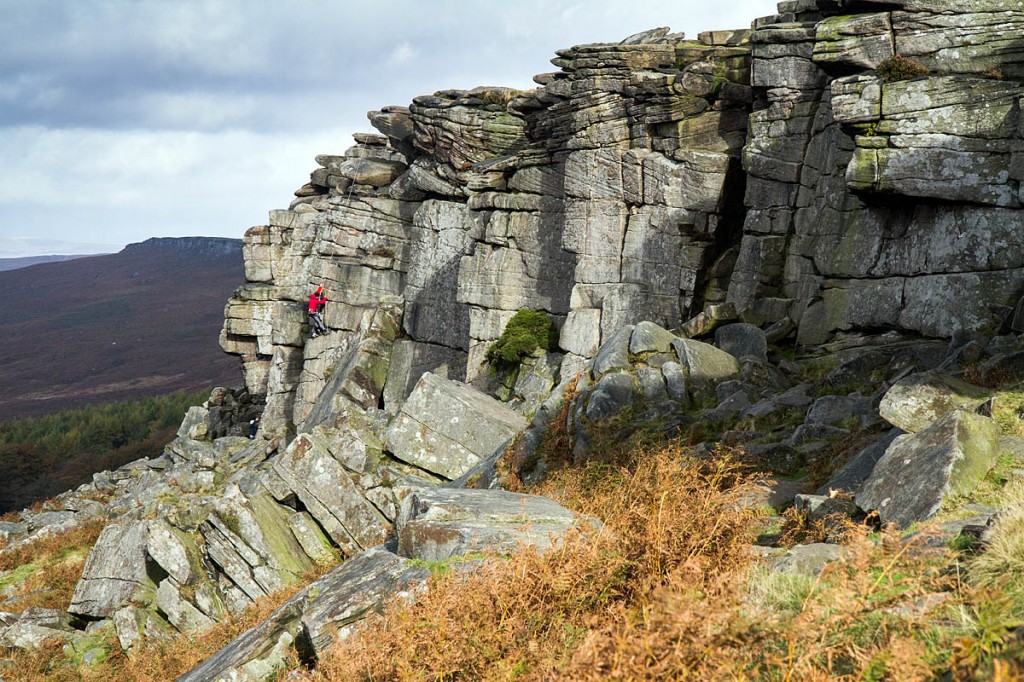 The campsite is close to the climbing crags of Stanage Edge The campsite is close to the climbing crags of Stanage Edge