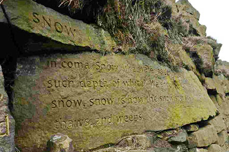 One of the Stanza Stones on Pule Hill, Marsden One of the Stanza Stones on Pule Hill, Marsden