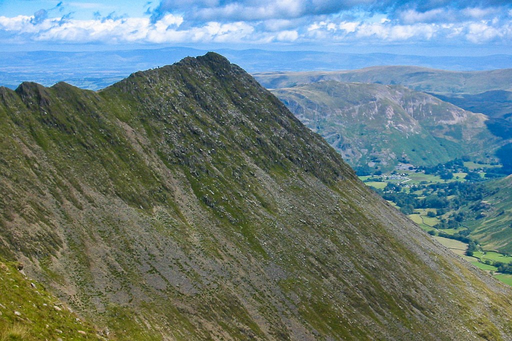 The incident happened on Striding Edge. Photo: Bob Smith/grough The incident happened on Striding Edge. Photo: Bob Smith/grough