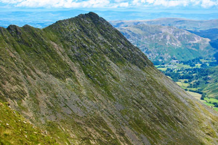 Striding Edge. Felltop assessor Jason Taylor will lead a walk up Helvellyn via the edges Striding Edge. Felltop assessor Jason Taylor will lead a walk up Helvellyn via the edges