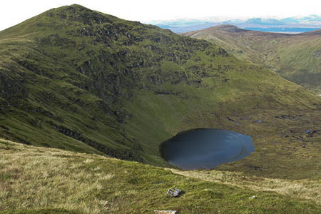 Stùc an Lochain, one of the two munros Daniel climbed to complete his round. Photo: G Laird CC-BY-SA-2.0