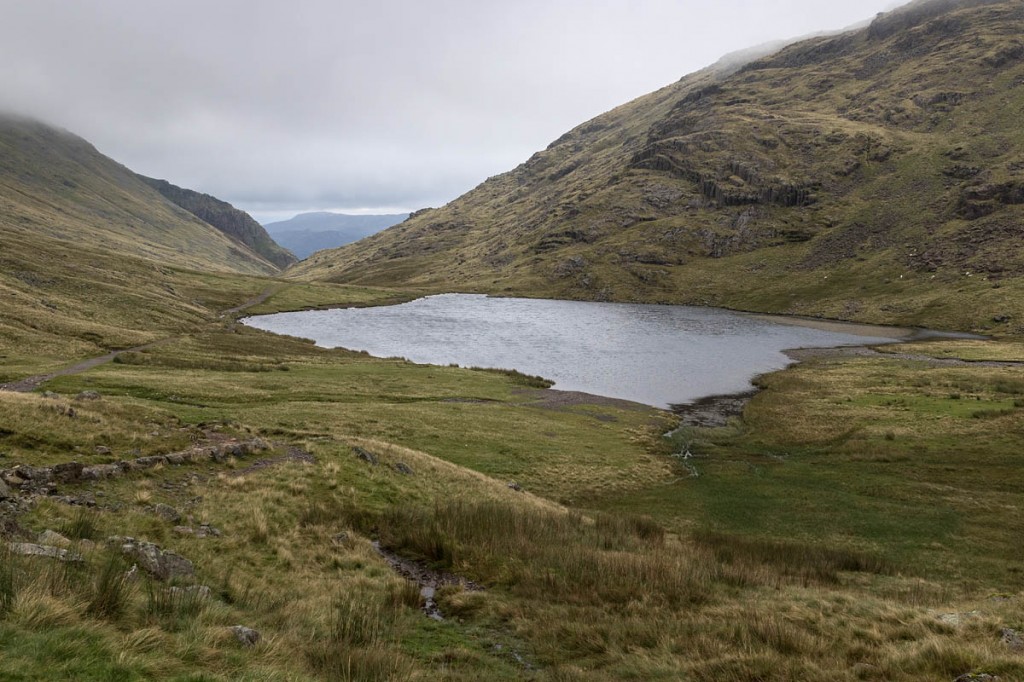 The lost walkers were found below Styhead Tarn. Photo: Bob Smith/grough
