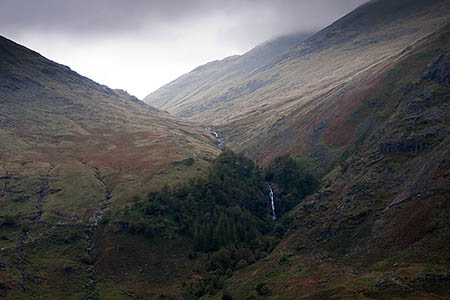 The woman was stretchered down to Seathwaite after injuring herself on the Sty Head path The woman was stretchered down to Seathwaite after injuring herself on the Sty Head path