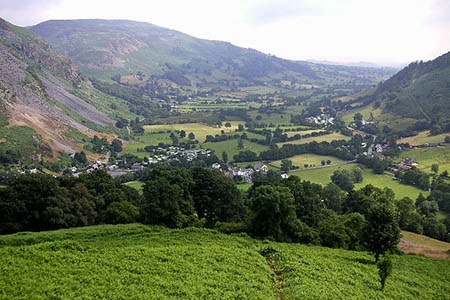 The incident happened in the Tanat Valley near Llangynog. Photo: Dave Kirk CC-BY-SA-2.0