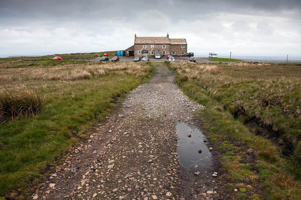 The Tan Hill Inn stands on the Pennine Way
