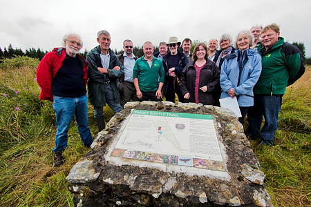 One of the interpretation boards on the trail. Photo: Mark Pinder One of the interpretation boards on the trail. Photo: Mark Pinder