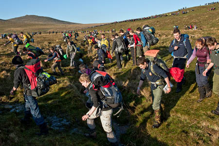 The mass start of the Ten Tors. Photo: Adrian Harlen/MoD The mass start of the Ten Tors. Photo: Adrian Harlen/MoD