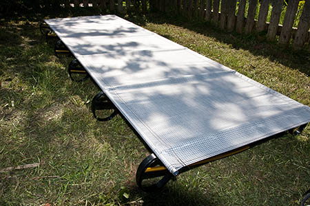 The assembled LuxuryLite UltraLite Cot