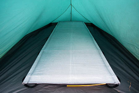 Make sure the cot will fit in your tent