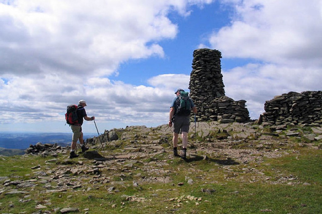 The beacon on Thornthwaite Crag, scene of the rescue. Photo: Mick Melvin CC-BY-SA-2.0