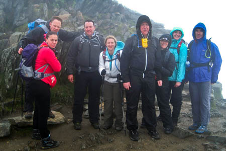 Team Fast Find members during the Three Peaks Challenge Team Fast Find members during the Three Peaks Challenge