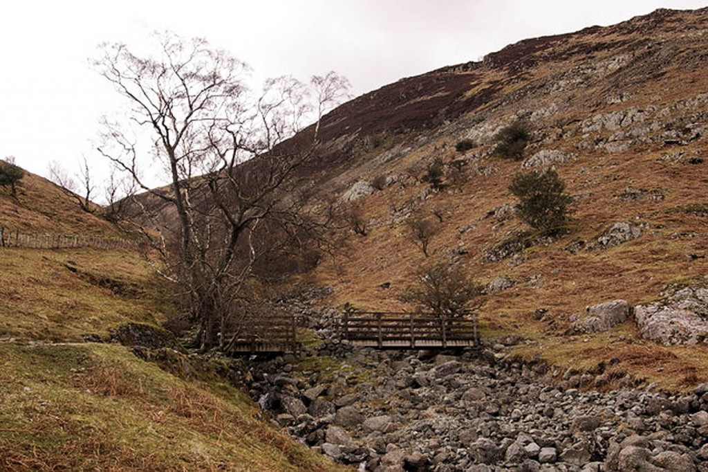 The woman was stretchered from Tongue Gill, above Borrowdale. Photo: Ian Capper CC-BY-SA-2.0 The woman was stretchered from Tongue Gill, above Borrowdale. Photo: Ian Capper CC-BY-SA-2.0