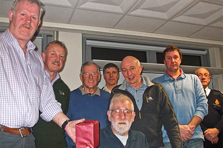 Tony Jones receives gifts from colleagues Tony Jones receives gifts from colleagues