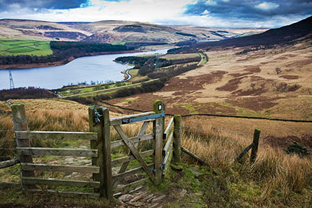 The Pennine Way walker was found at Torside, along with a dog he had acquired The Pennine Way walker was found at Torside, along with a dog he had acquired