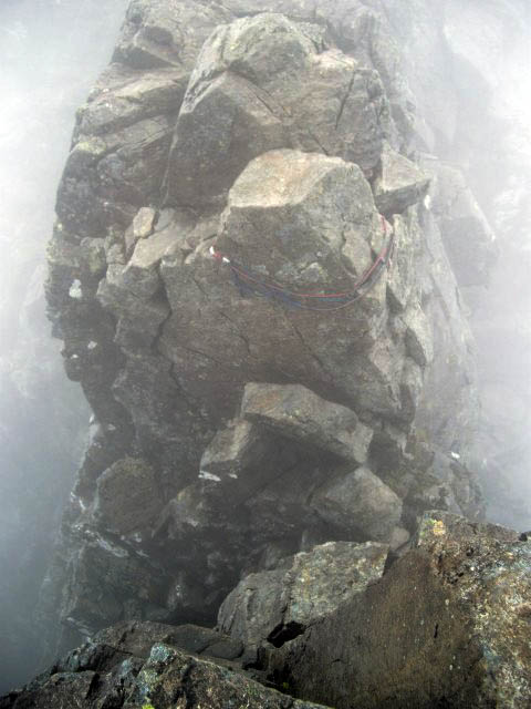 The climbers got stuck abseiling on Tower Gap. Photo: Callum Black CC-BY-SA-2.0