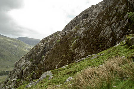The walkers got into difficulties above Milestone Buttress. Photo: Ian Greig CC-BY-SA-2.0