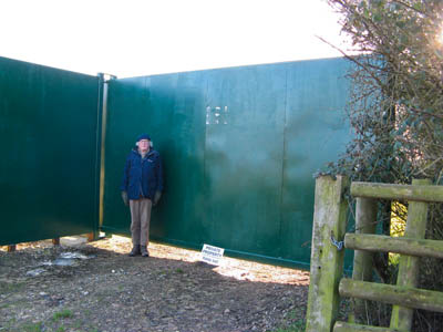 The 'field gate' at Turville Court