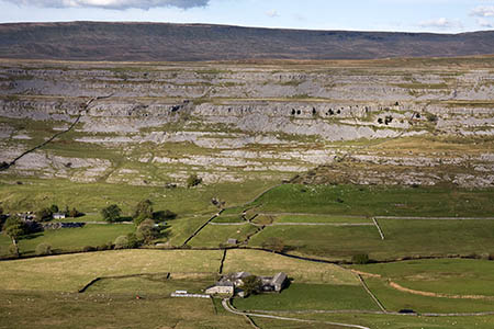 The climber fell from a route on Twistleton Scar The climber fell from a route on Twistleton Scar