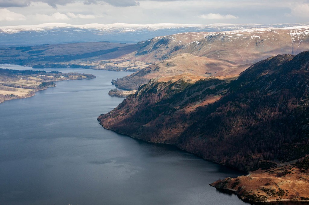 The walkers were attempting a walk along the shore path of Ullswater The walkers were attempting a walk along the shore path of Ullswater