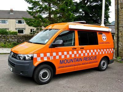 The new Upper Wharfedale Fell Rescue Association control van The new Upper Wharfedale Fell Rescue Association control van