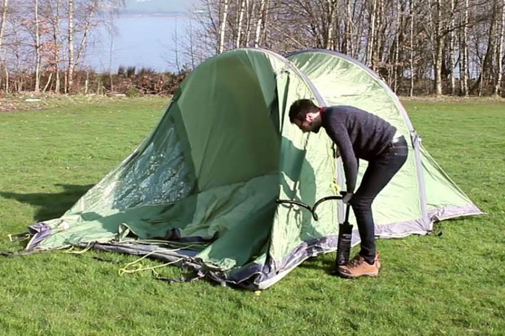 How fast can you pump up a Vango tent? How fast can you pump up a Vango tent?