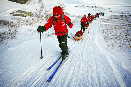Walking With The Wounded service personnel have previously tackled a North Pole trek Walking With The Wounded service personnel have previously tackled a North Pole trek
