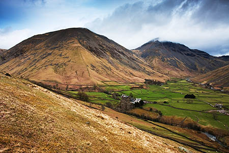 The pair turned up at Wasdale Head after a night on the mountains The pair turned up at Wasdale Head after a night on the mountains