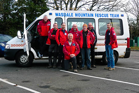 The rescuers made the long trip to Essex. Photo: Wasdale MRT