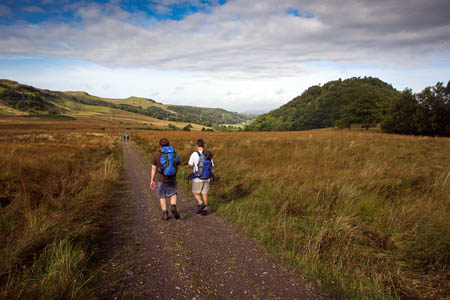 The West Highland Way close to where the gear was found, with Dumgoyach on the right The West Highland Way close to where the gear was found, with Dumgoyach on the right