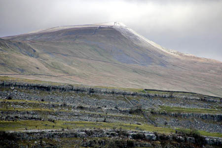Whernside, scene of today's rescue Whernside, scene of today's rescue