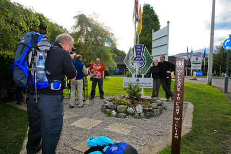 The old end to the West Highland Way on the outskirts of Fort William