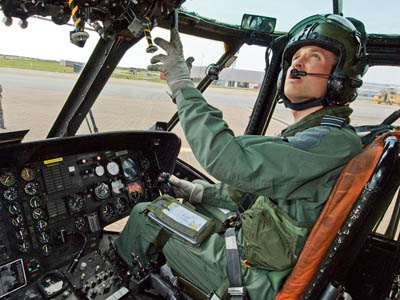 The duke was formerly an RAF search and rescue helicopter pilot. Photo: Flight Sergeant Andy Carnall/MoD