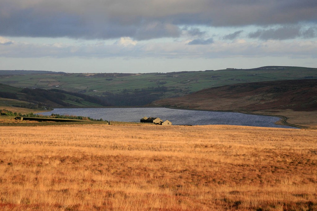 The walker got lost near Withens Clough Reservoir
