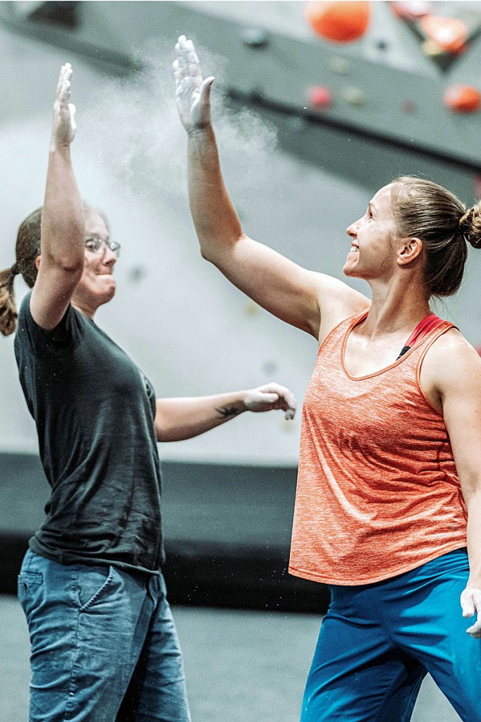 The annual symposium is a chance for women to share their climbing experiences The annual symposium is a chance for women to share their climbing experiences