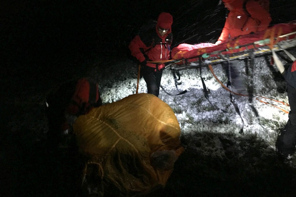The rescue was a 'life and death' situation. Photo: Woodhead MRT The rescue was a 'life and death' situation. Photo: Woodhead MRT