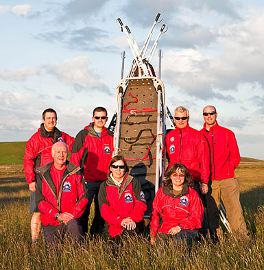 Woodhead MRT's Pith Helmets strecher display team. Photo: Gordon Gibbons Woodhead MRT's Pith Helmets strecher display team. Photo: Gordon Gibbons