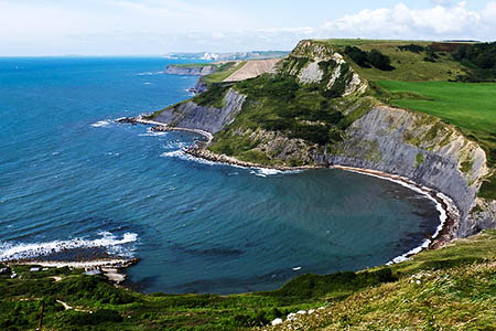 The woman was walking with a group near Worth Matravers when she fell. Photo: Chris Downer CC-BY-SA-2.0