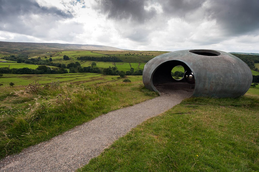 The Atom Panopticon sculpture at Wycoller Country Park The Atom Panopticon sculpture at Wycoller Country Park