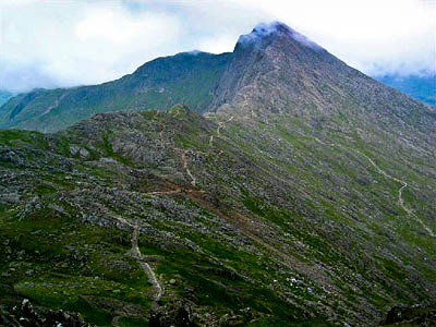 Y Lliwedd and the Watkin Path. Photo: David Crocker CC-BY-SA-2.0 Y Lliwedd and the Watkin Path. Photo: David Crocker CC-BY-SA-2.0